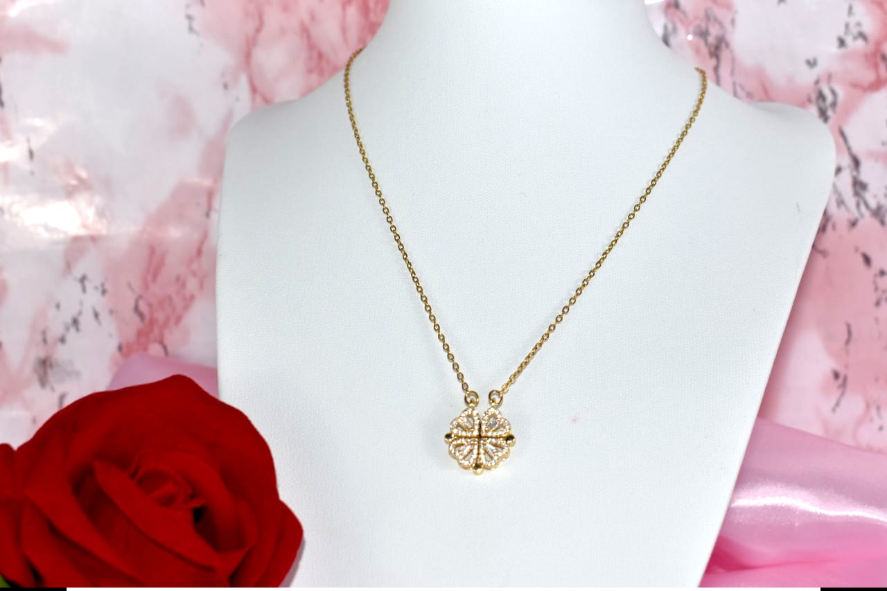 Collar Trébol Mágico – Donde la suerte se convierte en amor🍀