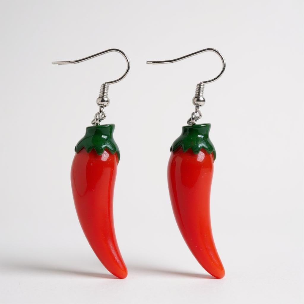 Aretes Chile — Rojo Intenso y con Actitud 🌶️