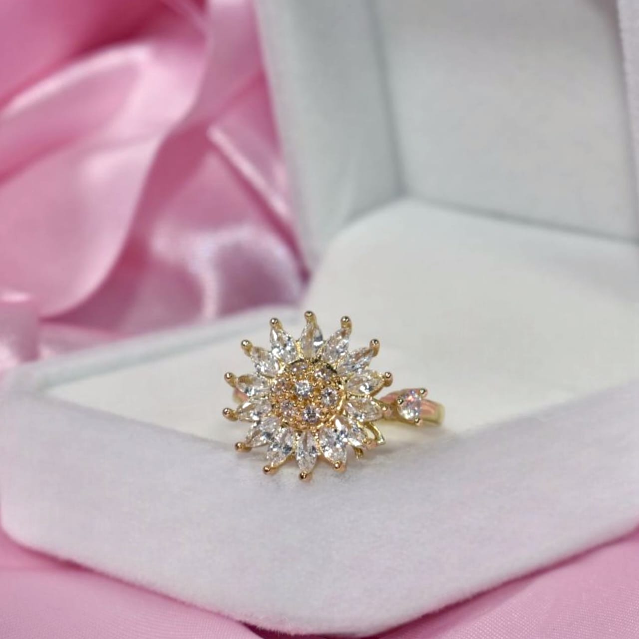 Anillo Girasol Giratorio🌻