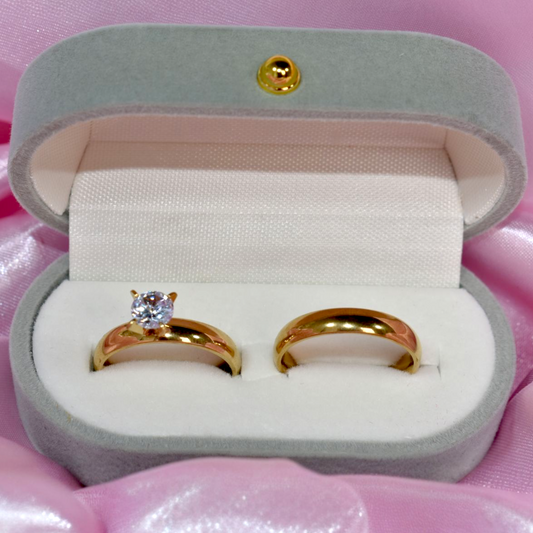 Anillos de Compromiso — Promesa Dorada 💍