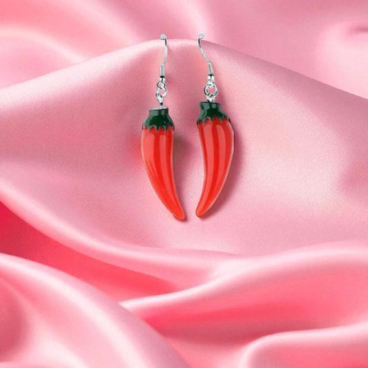 Aretes Chile — Rojo Intenso y con Actitud 🌶️