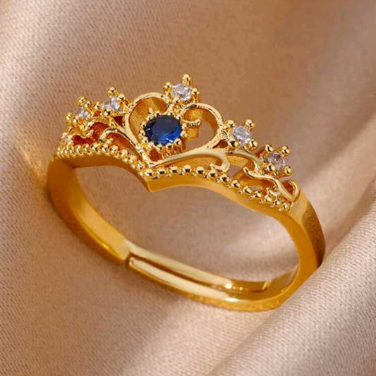 Anillo princesa azul